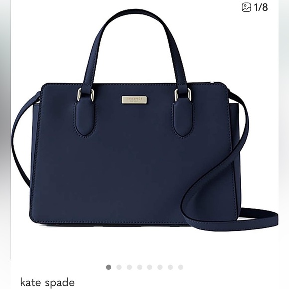 Kate spade navy Saffiano 2 way organizer bag